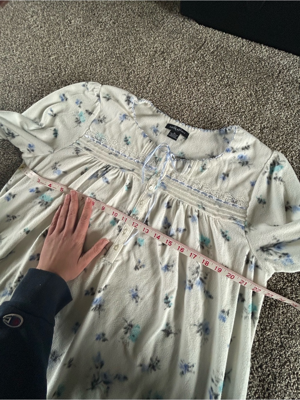 [Earth Angels] Floral Nightgown Dress Pajamas Sleep - Picture 4 of 5
